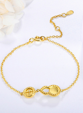 新中式黄金包银祖母绿项链女999纯银手链2023新款爆款银饰高级