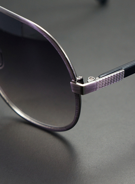 墨镜复古风飞行员式质感太阳眼镜