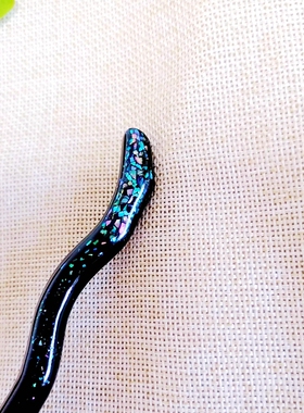 非遗漆器 纯手工天然大漆 双面螺钿 檀木中式简约百搭 盘发钗簪子