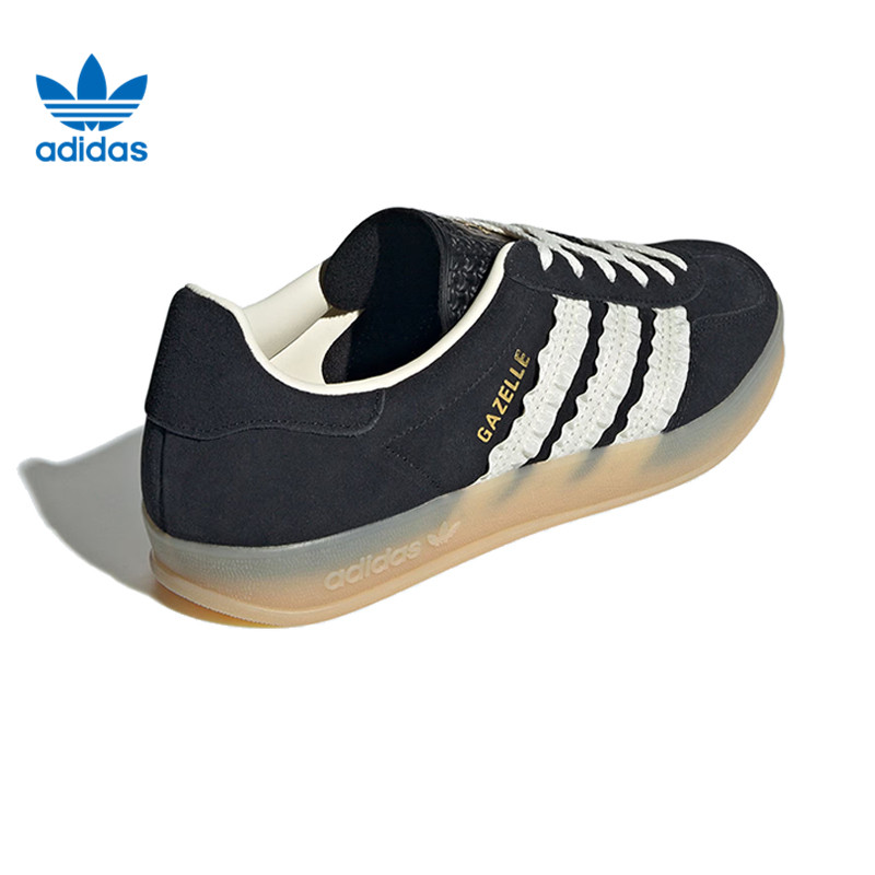 adidas阿迪达斯三叶草女鞋GAZELLE INDOOR运动鞋休闲鞋JS1412 - 图2