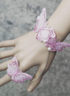 洛丽塔蕾丝公主复古女手链