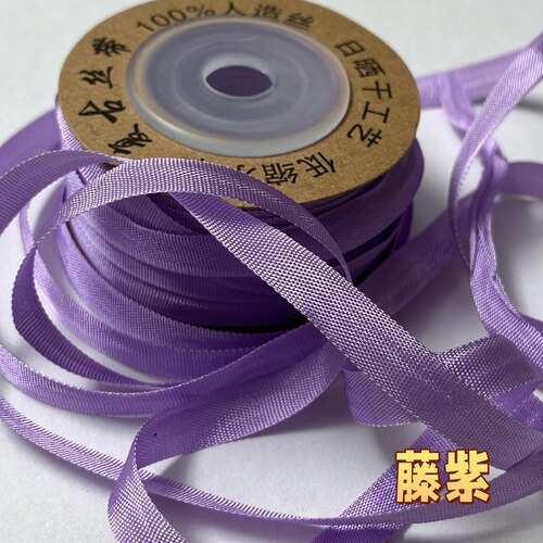 手工娃衣仿真丝丝光复古古董可褶皱丝带blythe小布扎头发蝴蝶丝带 - 图0