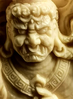 手工雕刻不动明王守护神生肖挂坠