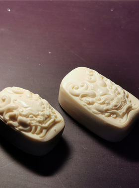 猛犸象牙仿古貔貅招财纳福吊坠