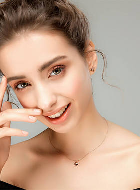 可米丽铜十字链男女通用项链