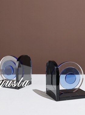 热销轻奢感简约书档摆件客厅电视柜书桌样板间餐厅柜书房书靠软装