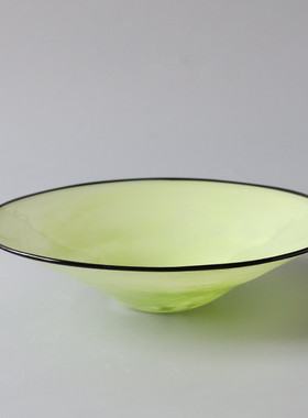 best west 玻璃精致客厅插花复古创意水培器皿花瓶摆件大口径花器