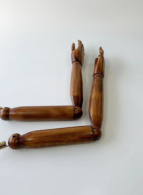 热销关节手模特展示可配件实木手臂道具弯曲实木塑料手臂男女童手