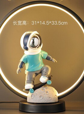 小摆件客厅电视柜儿童房创意酒柜太空人书桌面家居软装饰品