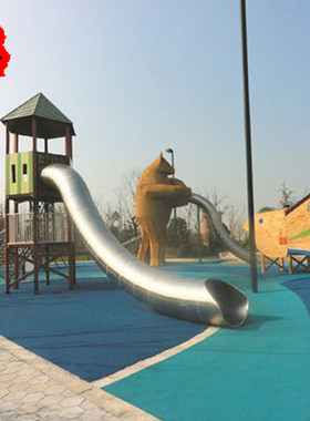 热销大型不锈钢滑梯户外儿童无动力游乐滑滑梯公园景区非标设备制