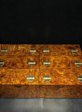 热销金丝楠木满瘤疤首饰盒工艺品桢楠木质小叶成品阴沉木乌木盒