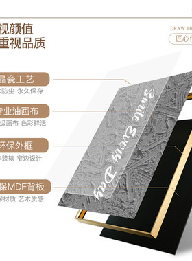 现代简约电表箱装饰画免打孔配电箱弱电源开关电闸盒遮挡挂画