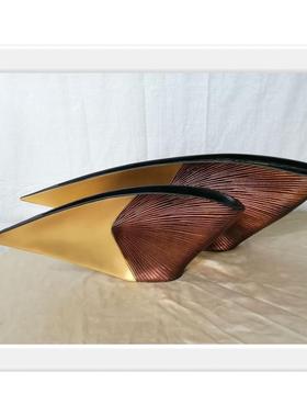 简约轻奢树脂花瓶花艺家居摆件ins风 批发北欧风客厅创意软装摆件