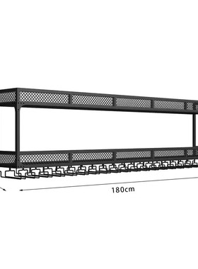 壁挂酒架置物架红酒柜展示架客厅挂墙酒杯架倒挂装饰背景高脚杯架