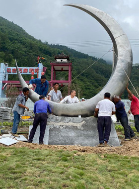 来厂家图订货不锈钢雕塑室外公园绿地创意景观广场园林景观雕塑