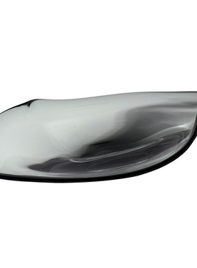 意式流水创意玻璃果盘轻奢高档摆件设计师家用客厅茶几零食水果盘