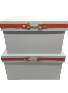 厂家衣帽间五金围条收纳盒现代别墅供应摆件收纳箱多功能收纳盒