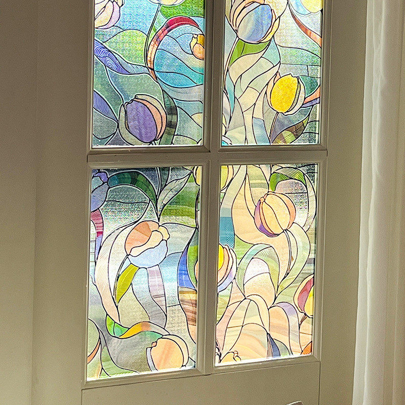 凡菲3d彩绘玻璃贴膜立体浮雕窗贴客厅装饰膜油画玻璃代发,淘宝优惠券,粉丝福利购,淘宝优惠卷
