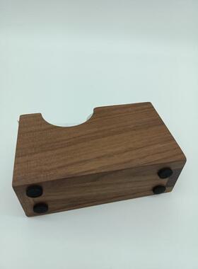 黑胡桃胶带木质座