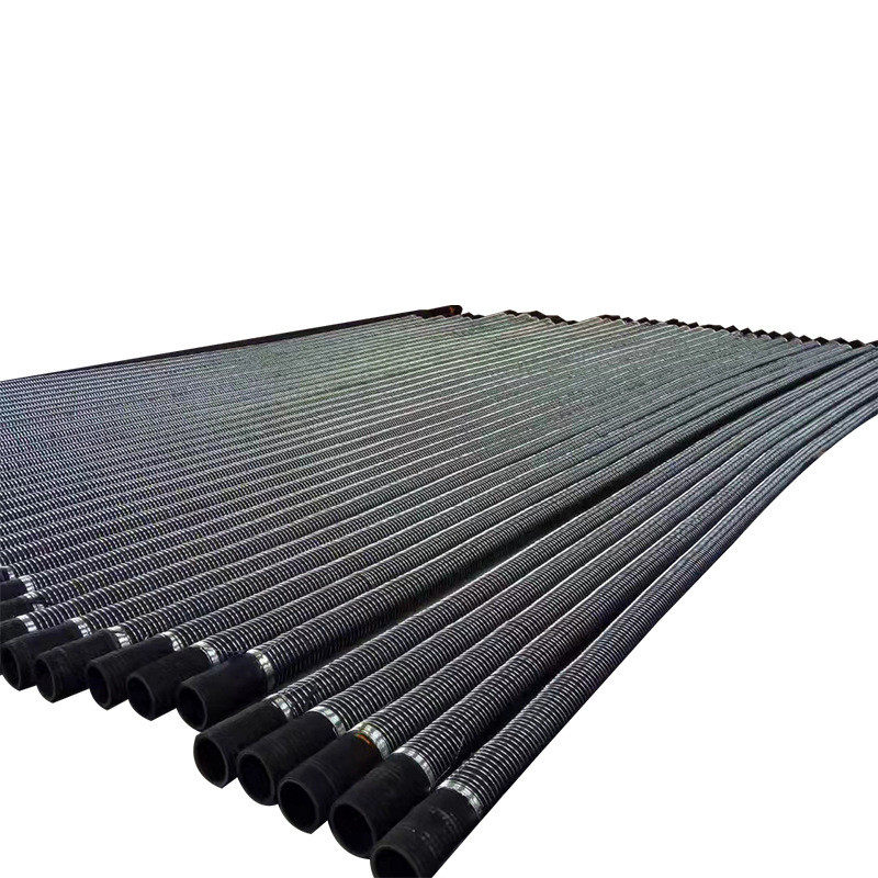 黑色螺旋钢丝大口径管工程建筑卸灰管农业排灌加厚橡胶钢丝管,淘宝优惠券,粉丝福利购,淘宝优惠卷