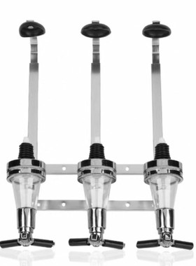 三头倒酒架挂壁式倒定量酒架倒酒器倒酒铝合金酒架