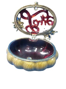 滴油金属珠宝盒定制合金镂空珐琅彩欧式首饰盒收纳盒工艺品摆件