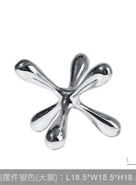 简约高级感客厅茶几电视柜摆件样板房间售楼处别墅餐厅柜软装饰品