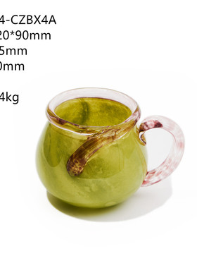 创意中古风轻奢餐桌双色拼接迷你水杯果盘碟子餐盘香薰烛台装饰品