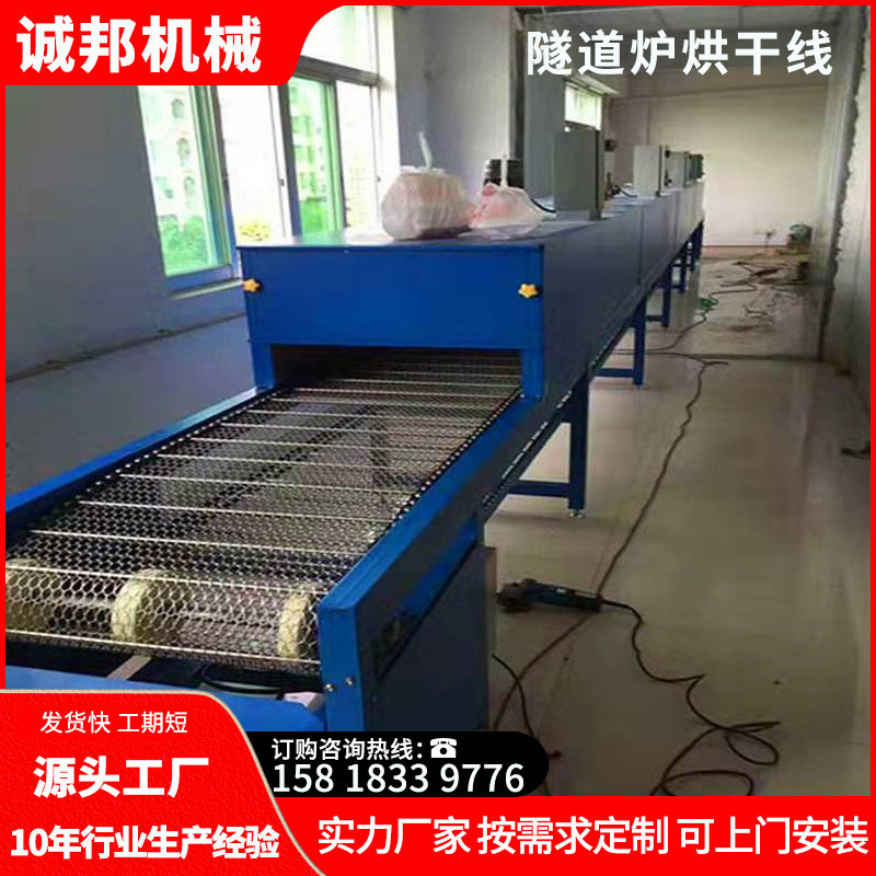 不锈钢链板隧道炉烘干线五金配件输送丝印烤漆炉烤箱隧道烘干机 - 图2