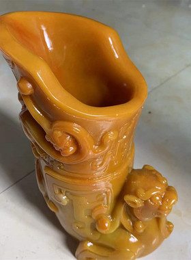 热销婚庆龙杯凤杯仿古酒杯酒壶酒樽爵杯仿古工艺品摆件中式树脂道