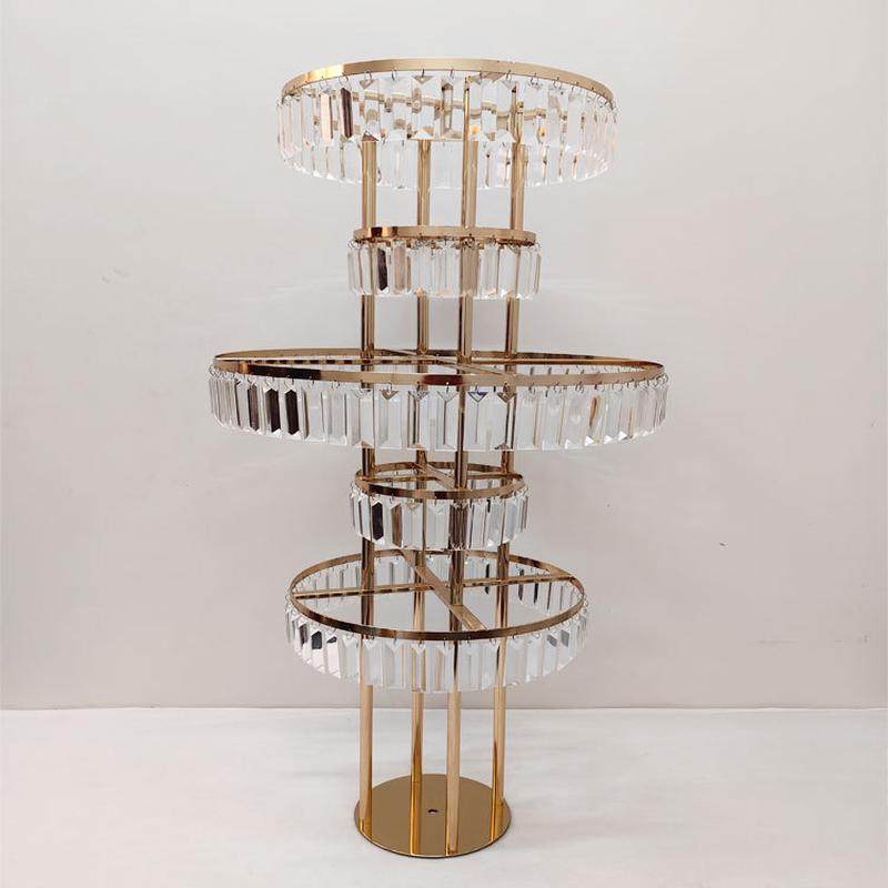 婚庆道具圆形插花装饰摆件桌主水晶吊坠花架舞台婚礼堂路引,淘宝优惠券,粉丝福利购,淘宝优惠卷