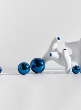 热销格斗装饰简约树脂摆件工艺品客餐厅酒店样板房售楼部抽象软装