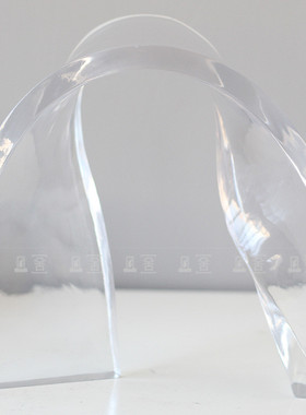 现代简约飘带几何造型摆件设计软装售楼部艺术样板房饰品工艺品