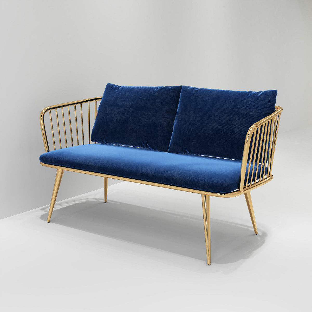 轻奢网红接待洽谈双人沙发奶茶店沙发椅售楼处轻奢铁艺沙发卡座,淘宝优惠券,粉丝福利购,淘宝优惠卷