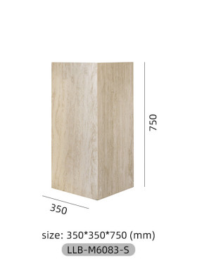 kbq1落地风洞石柱子大理石底座雕塑摆件台中古玄关装饰展台岛台