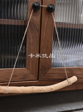 树枝壁挂美式乡村原创自制树枝壁挂墙面装饰挂件树枝简约架子花架