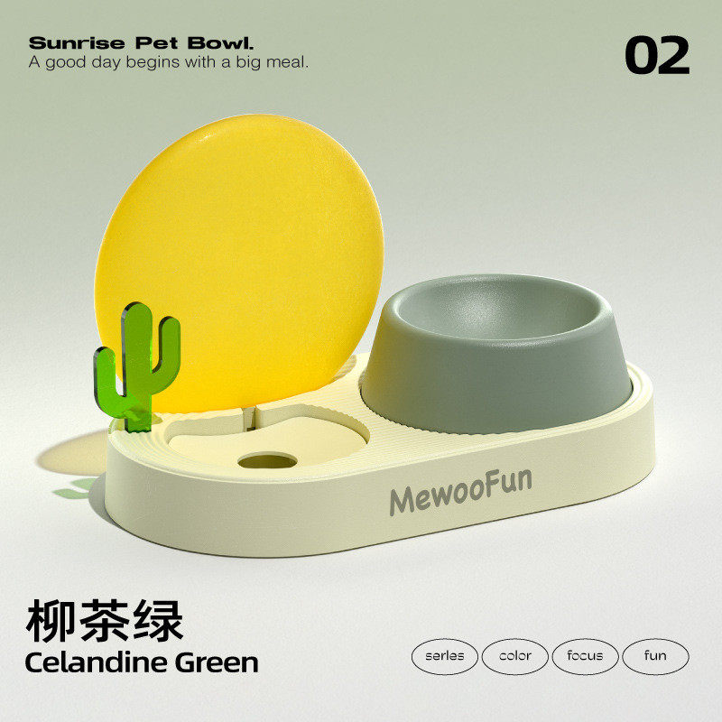 喵乎汪喝水猫碗猫食盆猫水碗狗碗双碗自动饮水机猫咪也碗防打翻碗,淘宝优惠券,粉丝福利购,淘宝优惠卷