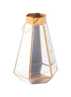 批发复古做旧个性玻璃镜面年代感久远花瓶创意可混批多规格