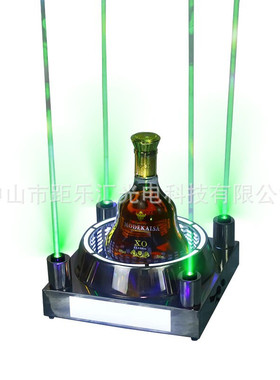 酒吧发光酒座ktv酒底座夜店派对黑桃a香槟激光发光洋酒托xo展示架