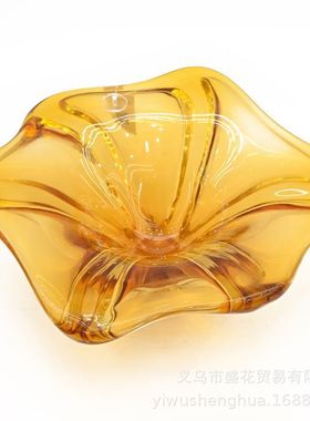 轻奢家居装饰琉璃花瓶果盘水培创意桌面客厅样板房插仿真花瓶摆件