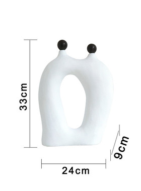 北欧创意寂侘ins磨砂样板间售楼处实木书柜装饰品柜桌抽象摆件