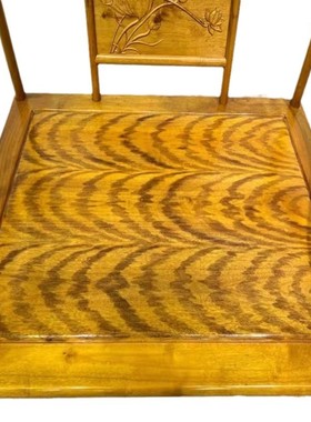 金丝楠木楠桢小叶禅椅打坐椅新中式实木太师椅休闲靠背椅家用红木