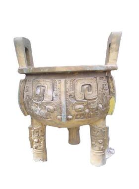 铜鼎 黄铜鼎 三足鼎立 千秋大鼎