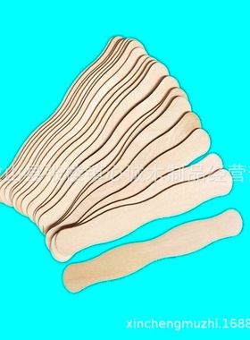 热销厂家直销木条波浪板200*30*2mm冰棍棒木棒原木色木制波浪压舌