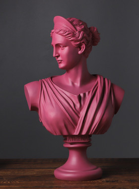 批发厂家欧式大卫女神半身雕像摆件欧式艺术品摆设家居创意软装
