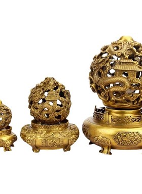 黄铜器工艺品黄铜鼎摆件九转乾坤炉黄铜黄铜九转乾坤鼎摆件