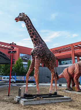 热销大型可动主题仿真动物模型设施旅游景区游乐园落地摆件发声装