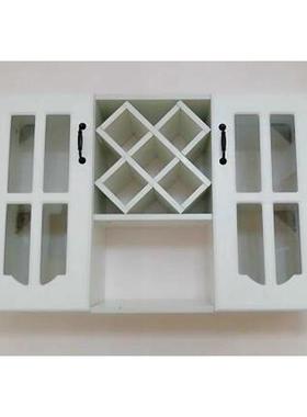 gy新款创意酒柜壁挂吊柜墙壁红酒架置物架简约餐厅壁柜储物柜挂