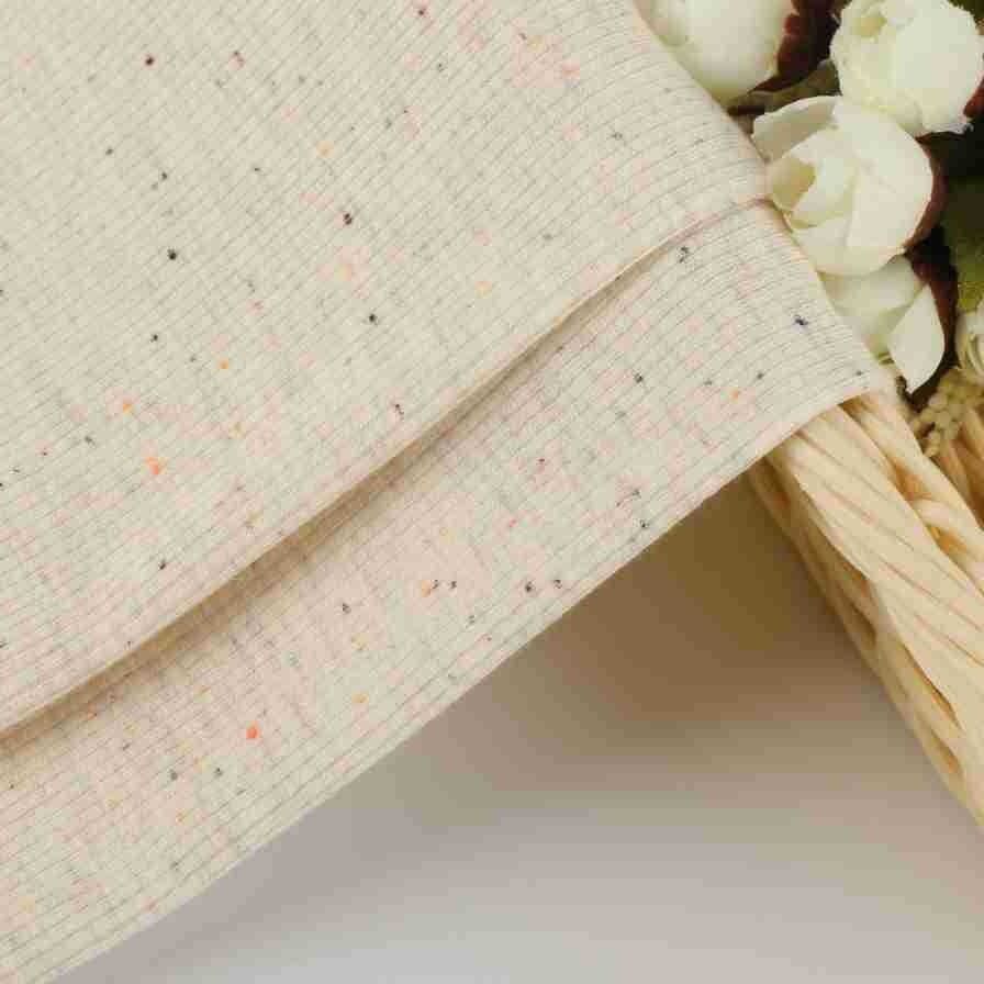 雪花彩棉彩点莫代尔2x2罗文针织汗布200坠克感高弹罗纹面料,淘宝优惠券,粉丝福利购,淘宝优惠卷