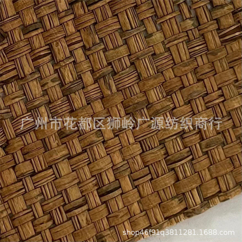 拉菲草席十字平纹编织布批发草编织布草编包鞋帽材料复古风,淘宝优惠券,粉丝福利购,淘宝优惠卷